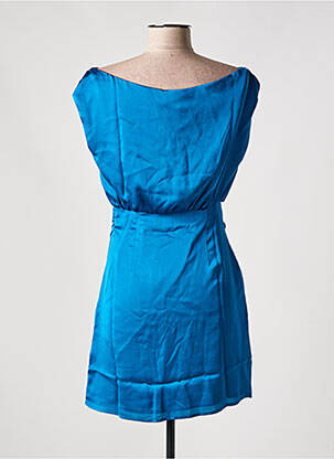 Rochie scurtă mâneci scurte mâneci scurte albastru GUESS femeie