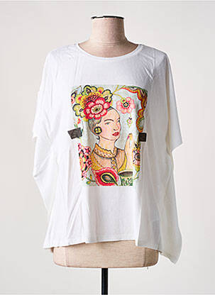 Tricou alb DESIGUAL femeie