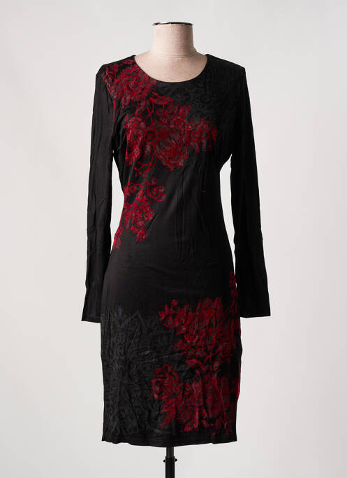 Rochie midi negru DESIGUAL femeie