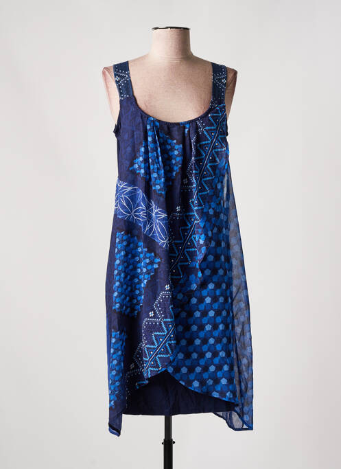 Rochie midi albastru DESIGUAL femeie