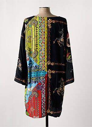 Rochie scurtă croială fluidă mâneci lungi portocalie DESIGUAL femeie
