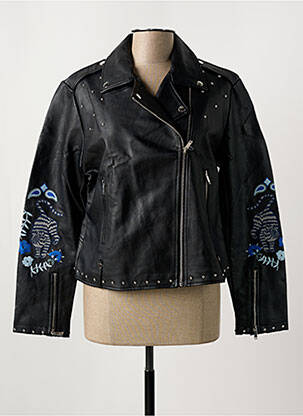 Geci din piele ecologică negru DESIGUAL femeie