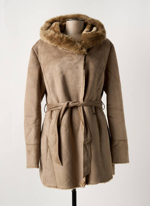 Palton lung maro SALSA femeie