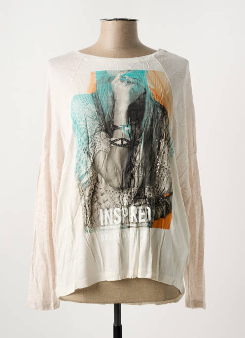 Tricou bej SALSA femeie