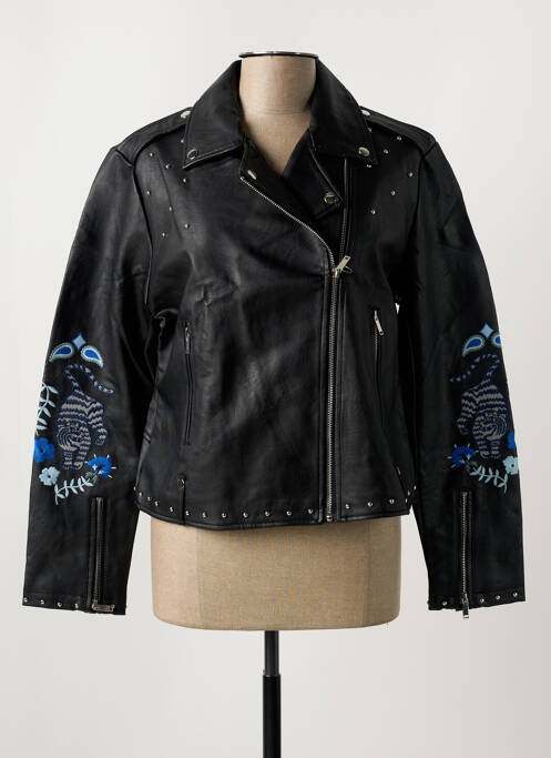 Geci din piele ecologică negru DESIGUAL femeie