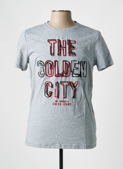 Tricou gri SALSA bărbat