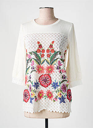 Top alb DESIGUAL femeie