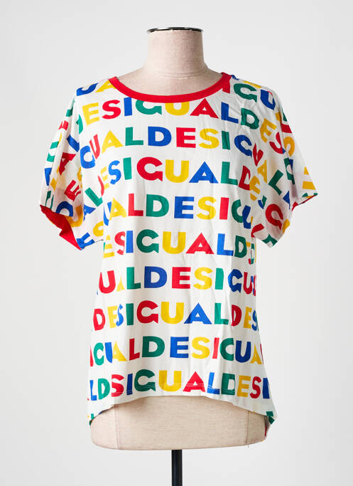 Tricou alb DESIGUAL femeie