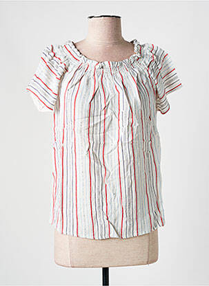 Top alb SALSA femeie