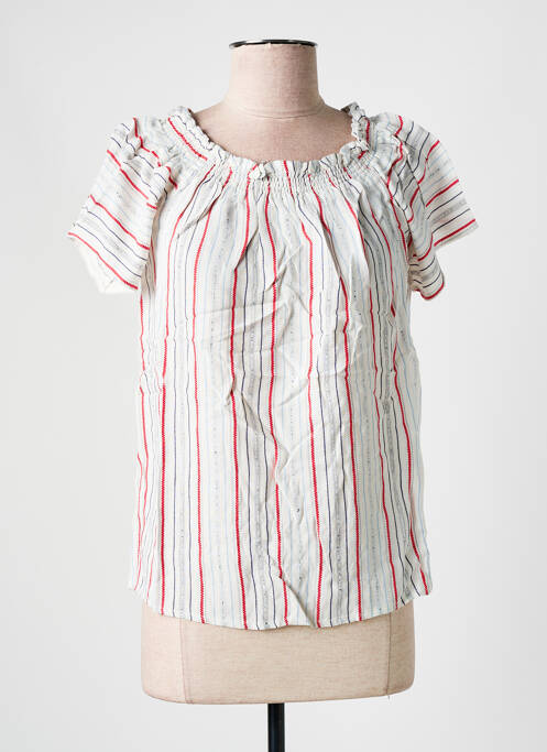 Top alb SALSA femeie