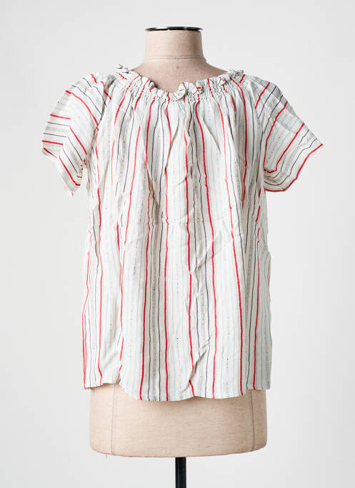 Top alb SALSA femeie