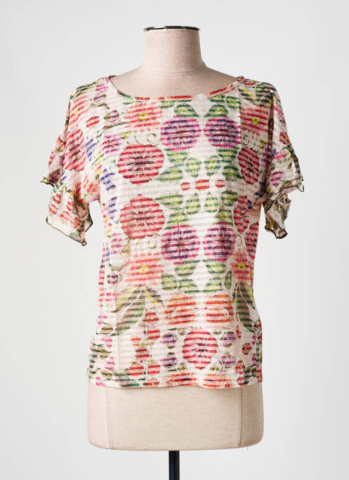 Tricou bej DESIGUAL femeie