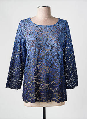 Top albastru LISANZA femeie