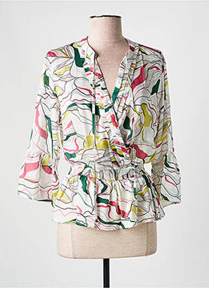 Tunică mâneci lungi alb SALSA femeie