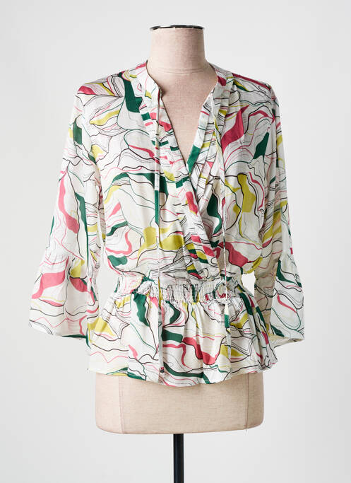 Tunică mâneci lungi alb SALSA femeie