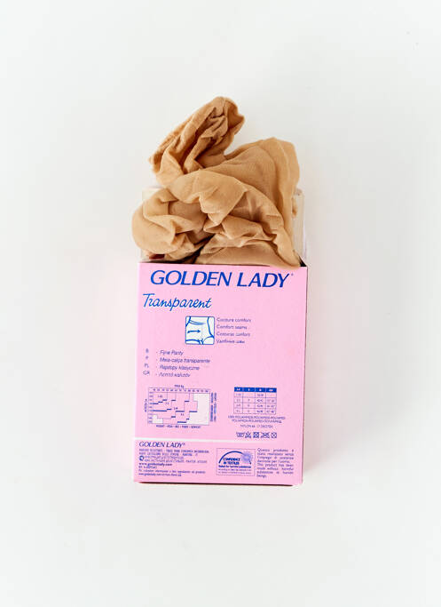 Colanți țesătură transparentă piele GOLDEN LADY femme