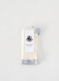Șosete efect material satinat argintiu PETIT BATEAU fille