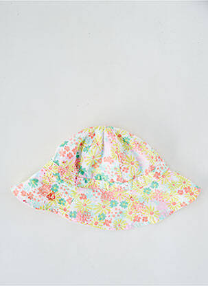 Pălărie imprimeu floral galben PETIT BATEAU fată