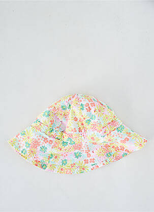 Pălărie imprimeu floral galben PETIT BATEAU fată