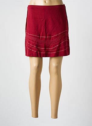 Fustă scurtă croială dreaptă roșu MARKS AND SPENCER femeie
