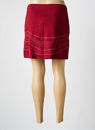 Fustă scurtă croială dreaptă roșu MARKS AND SPENCER femeie
