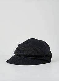 Șapcă efect material satinat negru TAFFTA femme