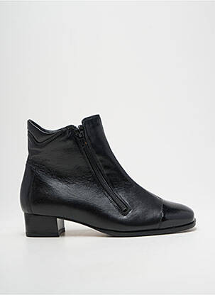 Botine/ghete material neted toc plat până la 3 cm negru HASSIA femeie