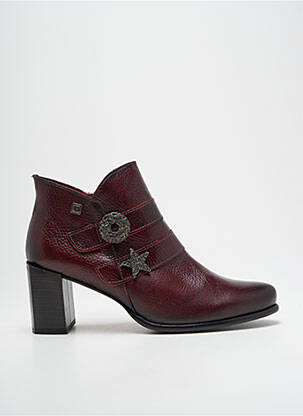 Botine/ghete material neted toc de 4 la 6 cm violet JOSE SAENZ femeie