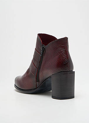 Botine/ghete material neted toc de 4 la 6 cm violet JOSE SAENZ femeie
