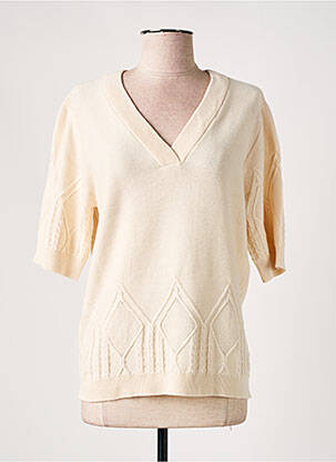 Pulover bej CULTURE femeie