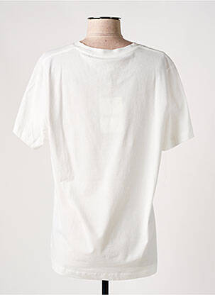 Tricou croială dreaptă mâneci scurte alb SOAKED IN LUXURY femeie