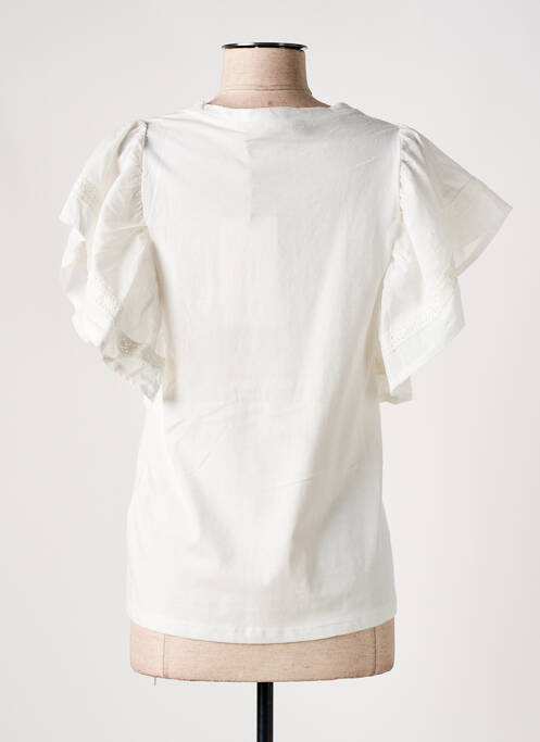 Top alb CULTURE femeie