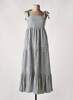 Rochie lungă gri CULTURE femeie