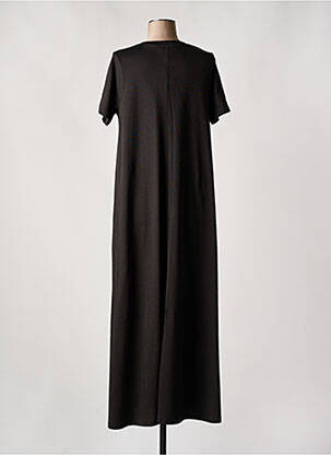 Rochie lungă mâneci scurte mâneci scurte negru SOAKED femeie