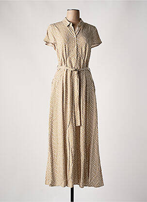 Rochie lungă maro SOAKED femeie