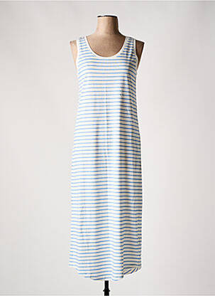 Rochie lungă albastru CULTURE femeie