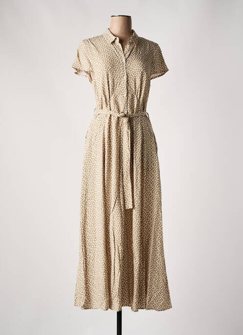 Rochie lungă maro SOAKED femeie