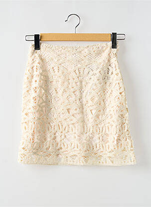 Fustă scurtă bej SOAKED IN LUXURY femeie