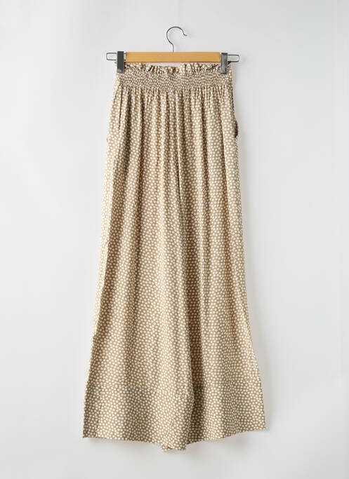 Pantalon evazat bej SOAKED IN LUXURY femeie