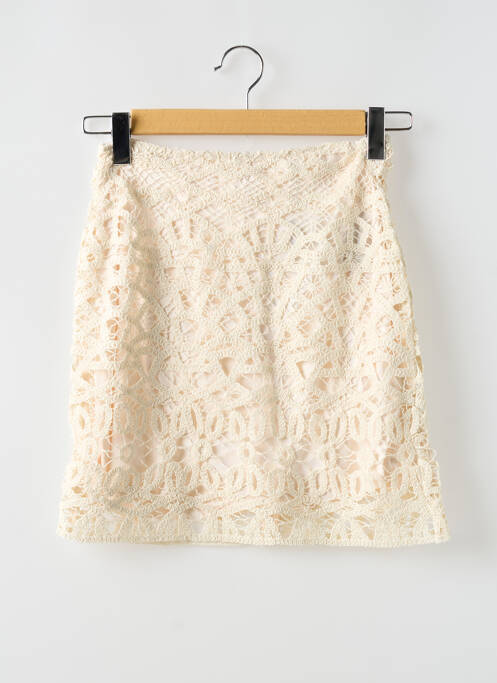 Fustă scurtă bej SOAKED IN LUXURY femeie