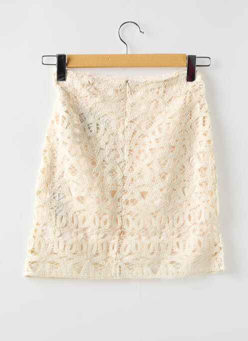 Fustă scurtă bej SOAKED IN LUXURY femeie