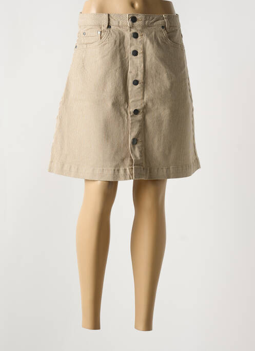 Fustă scurtă bej CULTURE femeie