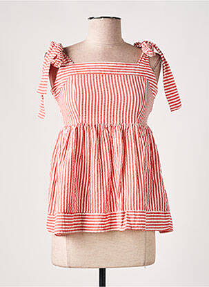 Top roșu CULTURE femeie