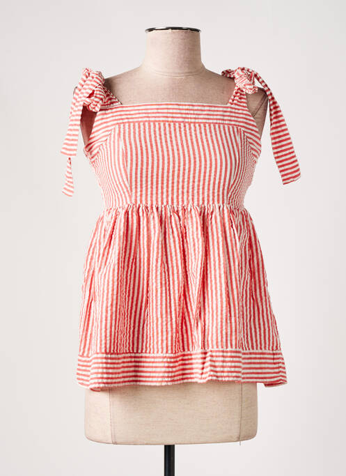 Top roșu CULTURE femeie