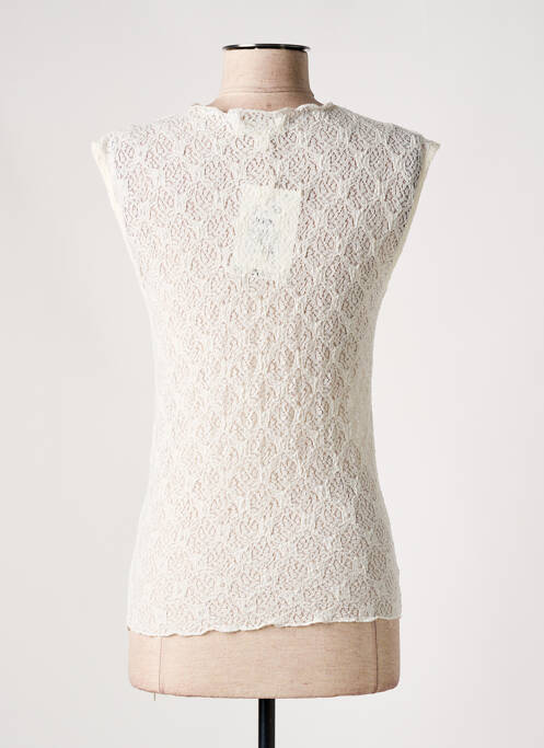 Top alb SOAKED femeie