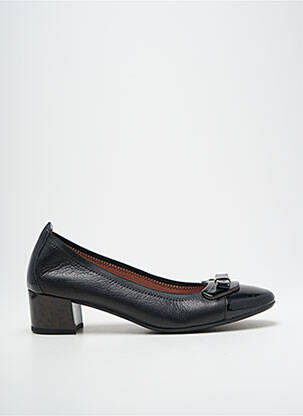 Pantofi cu toc țesătură lăcuită toc de 4 la 6 cm negru HISPANITAS femeie