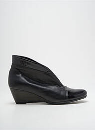 Botine/ghete material neted toc de 4 la 6 cm negru HISPANITAS femeie
