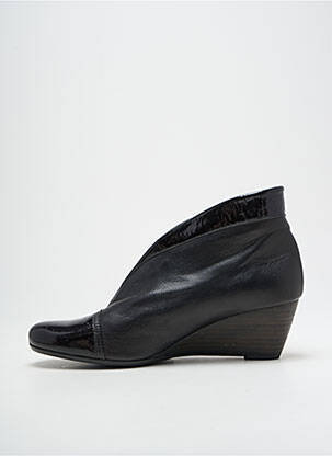 Botine/ghete material neted toc de 4 la 6 cm negru HISPANITAS femeie