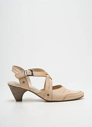 Sandale/Pantofi decupați bej SWEET femeie