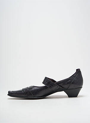 Pantofi cu toc cubanez toc de 4 la 6 cm negru DORKING femeie